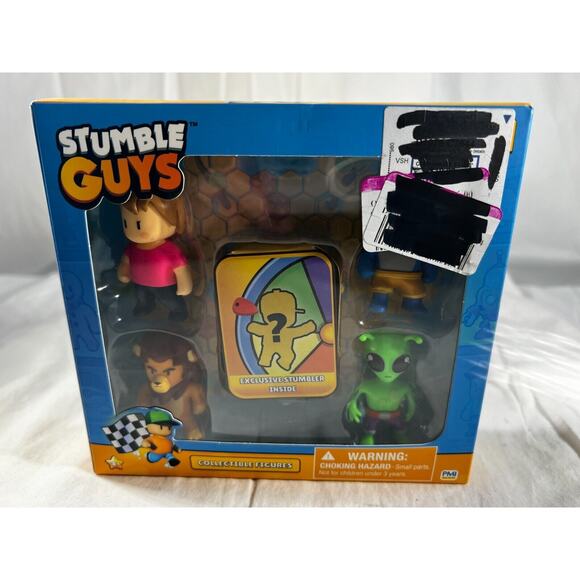 Stumble Guys Set 5 Action Figures Mystery Stumbler Leonidas Alien Megalodon Ms. - Picture 4 of 16